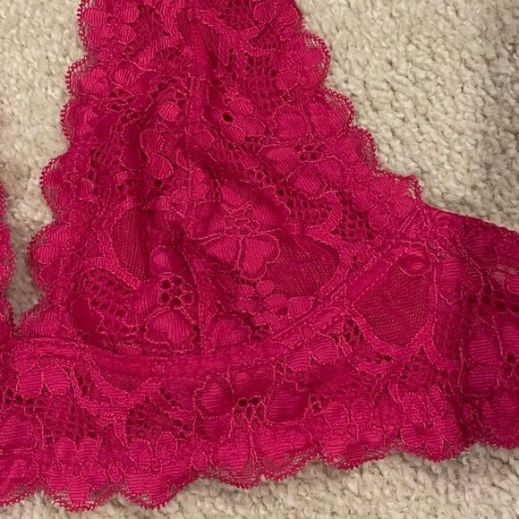 NWT Free People Lace Bralette in Petunia - Picture 5 of 7